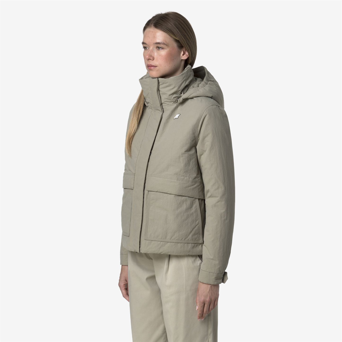 KALI WARM COTTON NYLON - Jackets - Short - WOMAN - Green Oak