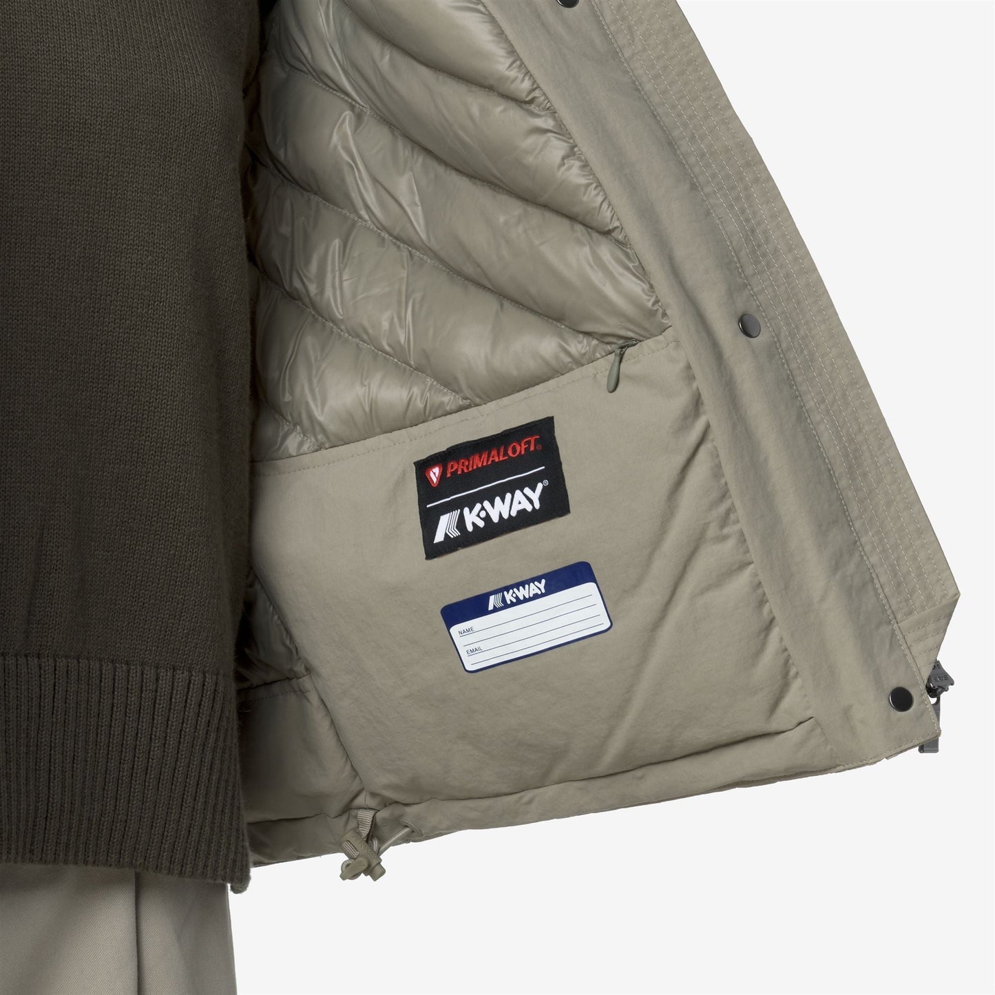 KALI WARM COTTON NYLON - Jackets - Short - WOMAN - Green Oak