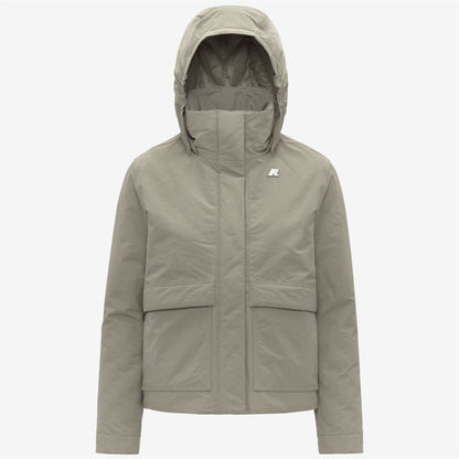 KALI WARM COTTON NYLON - Jackets - Short - WOMAN - Green Oak