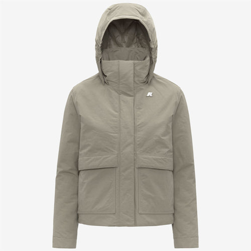 KALI WARM COTTON NYLON - Jackets - Short - WOMAN - Green Oak