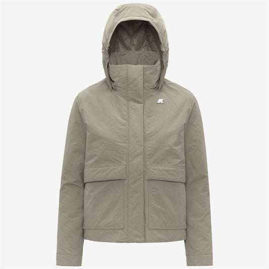 KALI WARM COTTON NYLON - Jackets - Short - WOMAN - Green Oak