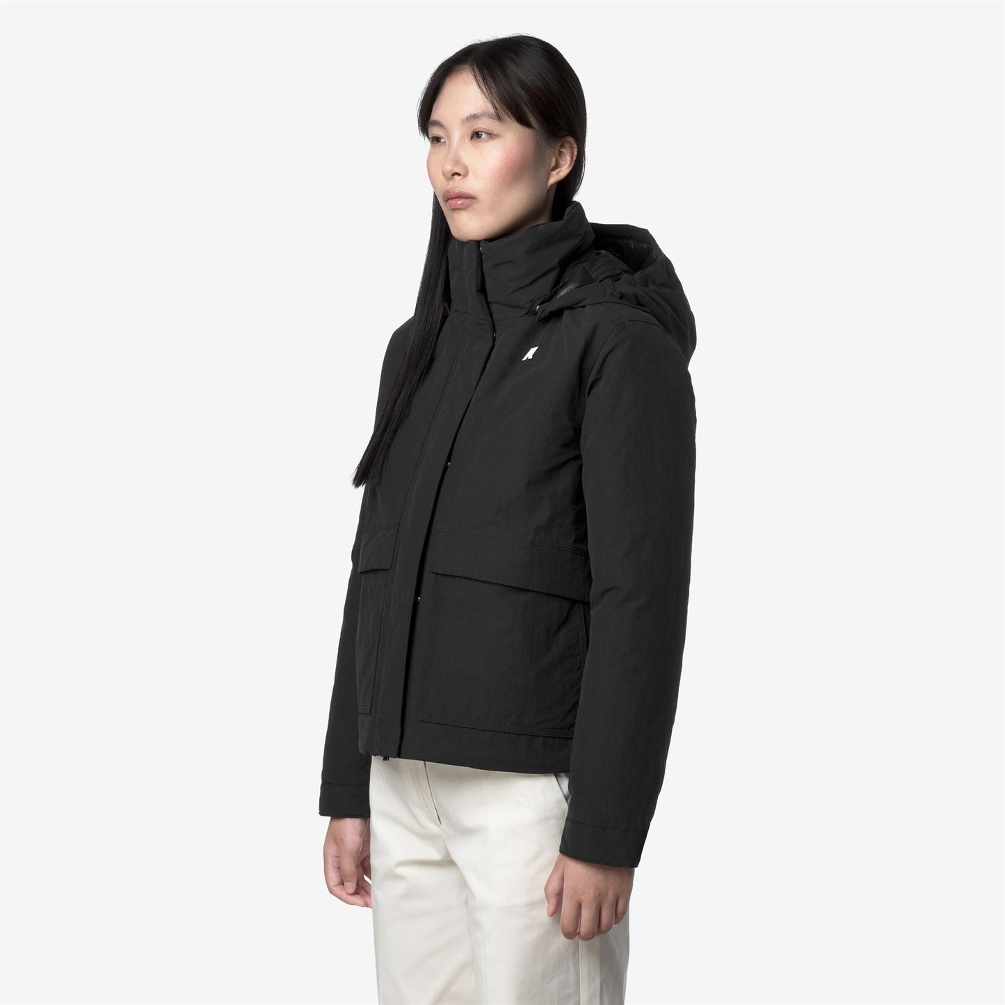 KALI WARM COTTON NYLON - Jackets - Short - WOMAN - Black Pure