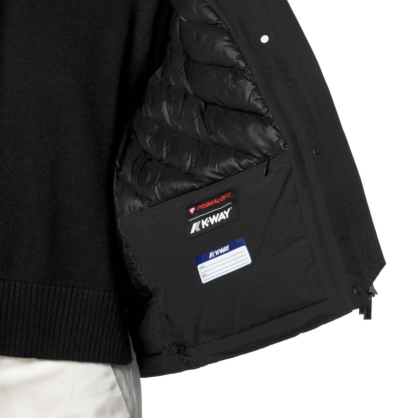 KALI WARM COTTON NYLON - Jackets - Short - WOMAN - Black Pure