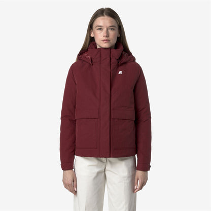 KALI WARM COTTON NYLON - Jackets - Short - WOMAN - Red Syrah