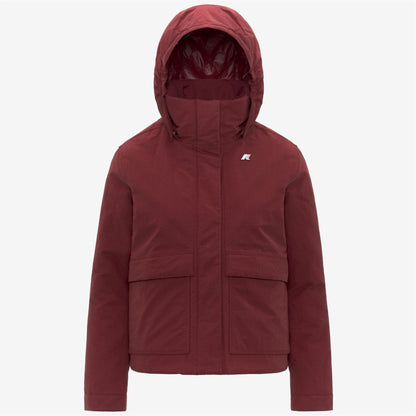 KALI WARM COTTON NYLON - Jackets - Short - WOMAN - Red Syrah