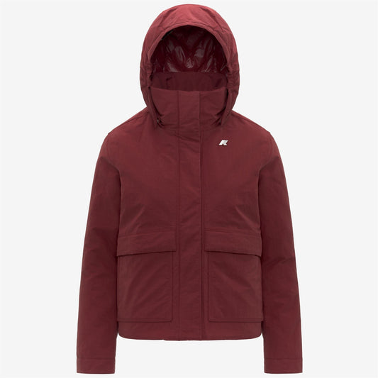 KALI WARM COTTON NYLON - Jackets - Short - WOMAN - Red Syrah