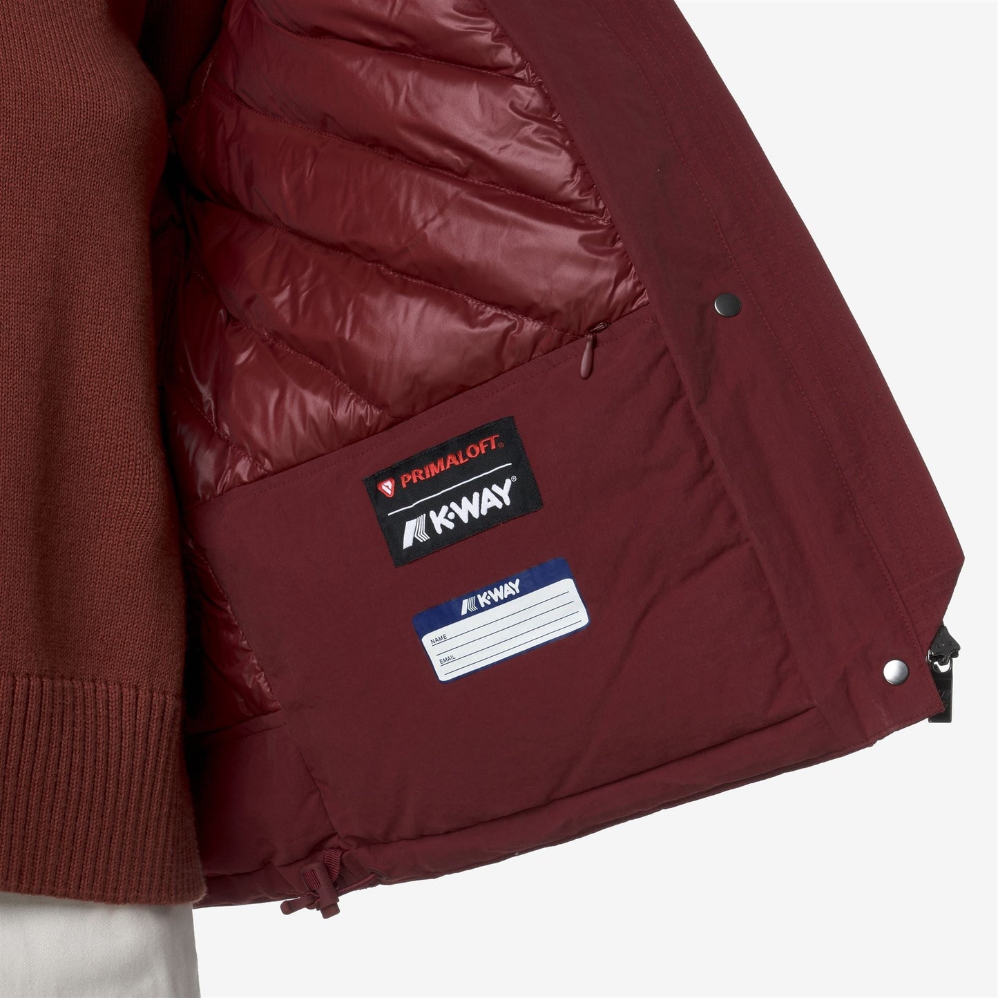 KALI WARM COTTON NYLON - Jackets - Short - WOMAN - Red Syrah