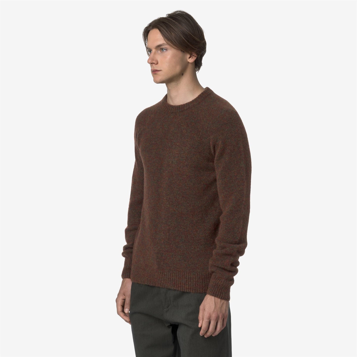 RENOULT - Knitwear - Pull  Over - MAN - Brown Coffee Mix