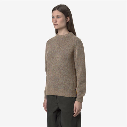 CLARISSE WOOL STRETCH - Knitwear - Pull  Over - WOMAN - Pink Dust Mix