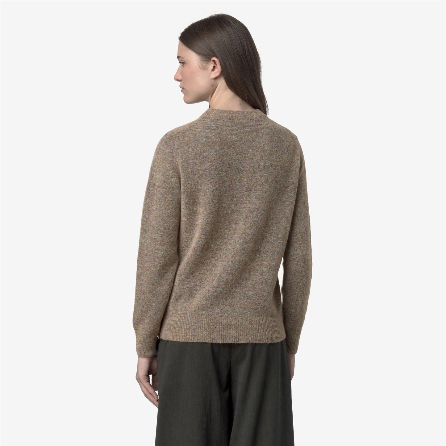 CLARISSE WOOL STRETCH - Knitwear - Pull  Over - WOMAN - Pink Dust Mix