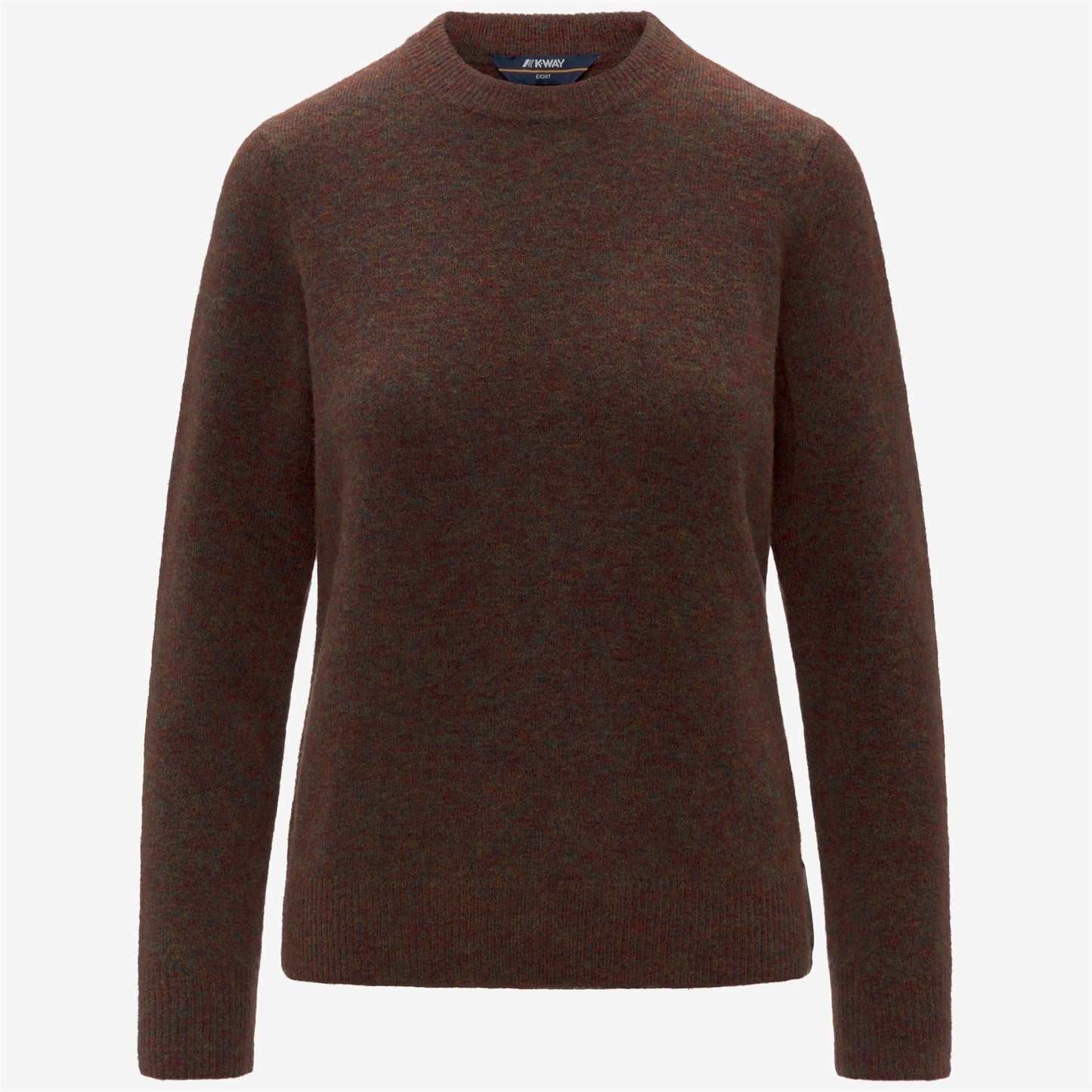 CLARISSE WOOL STRETCH - Knitwear - Pull  Over - WOMAN - Brown Coffee Mix