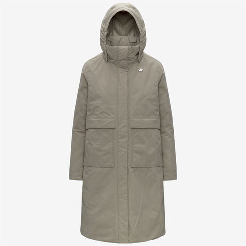 KALISHA WARM COTTON NYLON - Jackets - Long - WOMAN - Green Oak