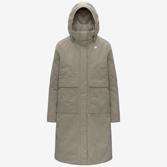 KALISHA WARM COTTON NYLON - Jackets - Long - WOMAN - Green Oak
