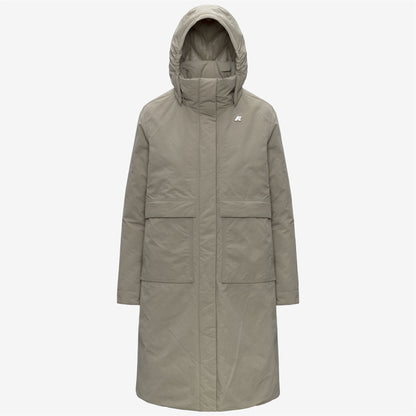KALISHA WARM COTTON NYLON - Jackets - Long - WOMAN - Green Oak
