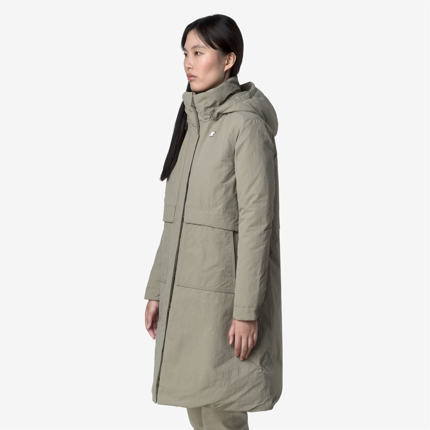 KALISHA WARM COTTON NYLON - Jackets - Long - WOMAN - Green Oak