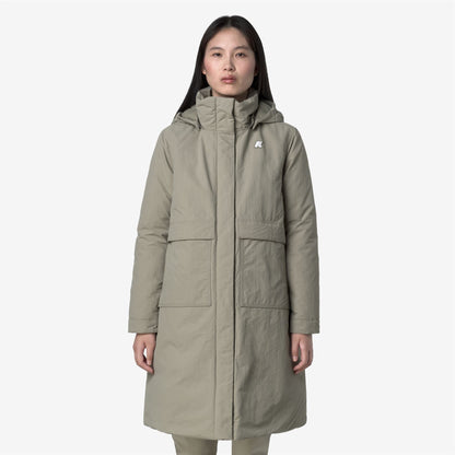 KALISHA WARM COTTON NYLON - Jackets - Long - WOMAN - Green Oak