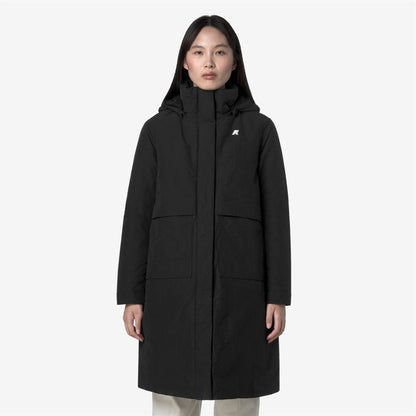 KALISHA WARM COTTON NYLON - Jackets - Long - WOMAN - Black Pure