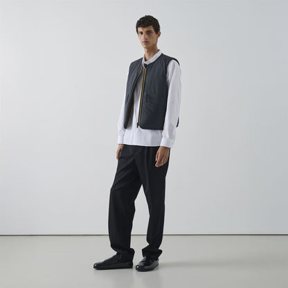 WES PADDED SOEUR - Jackets - Vest - UNISEX - Black Sand-Brown Coffee