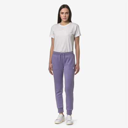 GINEVRA LIGHT SPACER - Pants - Sport Trousers - WOMAN - VIOLET GLICINE