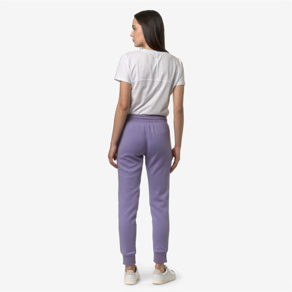 GINEVRA LIGHT SPACER - Pants - Sport Trousers - WOMAN - VIOLET GLICINE