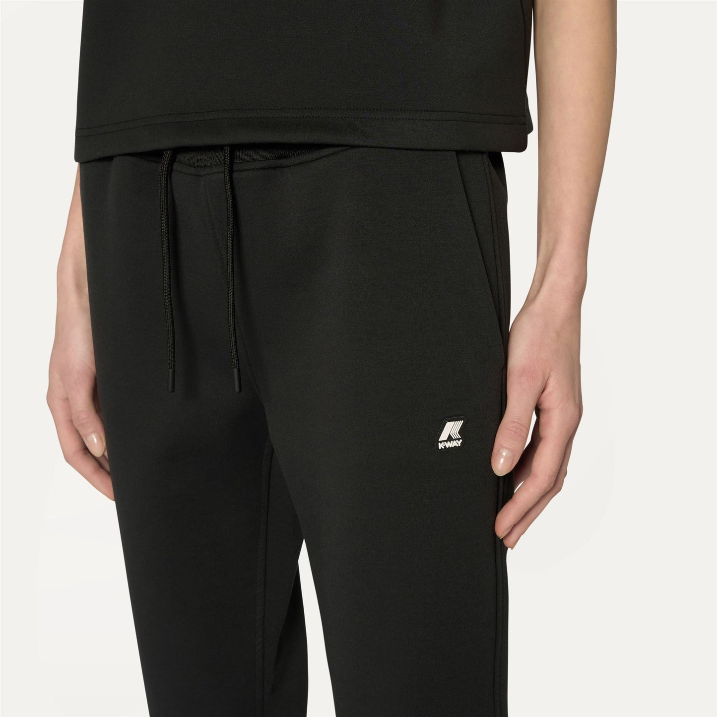 GINEVRA LIGHT SPACER - Pants - Sport Trousers - WOMAN - BLACK PURE