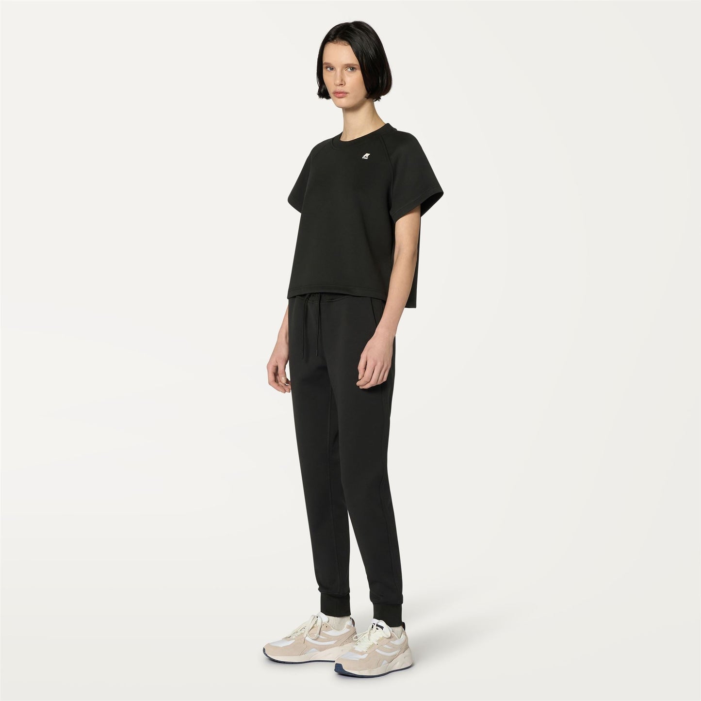 GINEVRA LIGHT SPACER - Pants - Sport Trousers - WOMAN - BLACK PURE