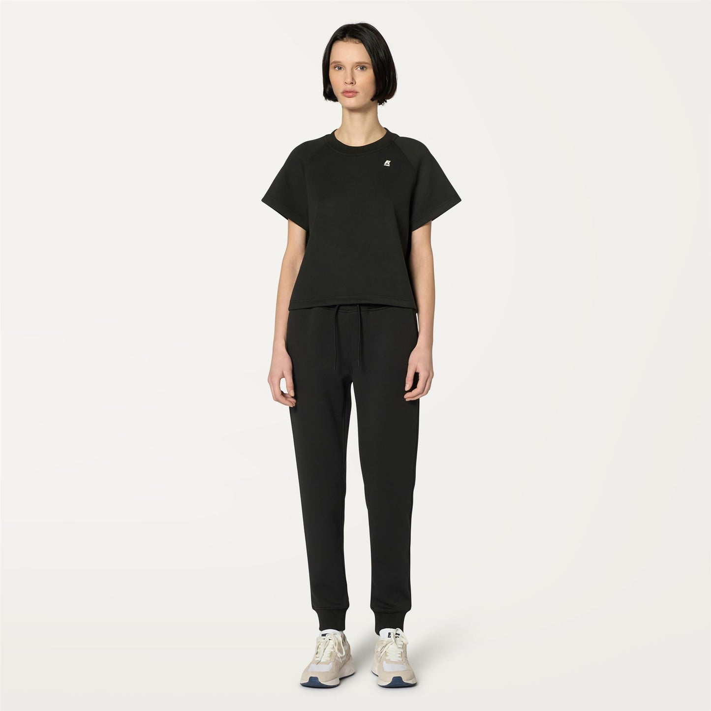 GINEVRA LIGHT SPACER - Pants - Sport Trousers - WOMAN - BLACK PURE