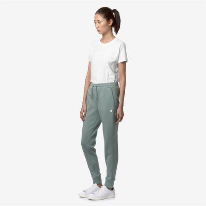 GINEVRA LIGHT SPACER - Pants - Sport Trousers - WOMAN - GREEN MOLD