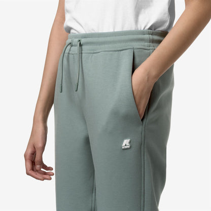 GINEVRA LIGHT SPACER - Pants - Sport Trousers - WOMAN - GREEN MOLD