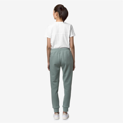 GINEVRA LIGHT SPACER - Pants - Sport Trousers - WOMAN - GREEN MOLD
