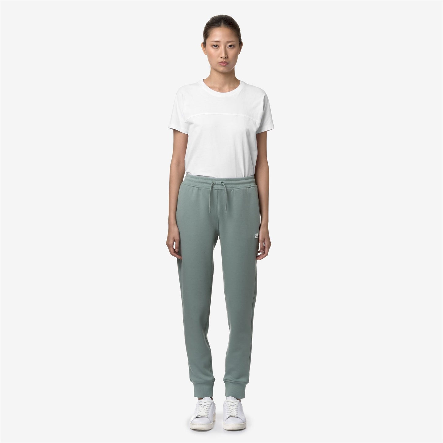 GINEVRA LIGHT SPACER - Pants - Sport Trousers - WOMAN - GREEN MOLD