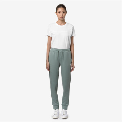 GINEVRA LIGHT SPACER - Pants - Sport Trousers - WOMAN - GREEN MOLD