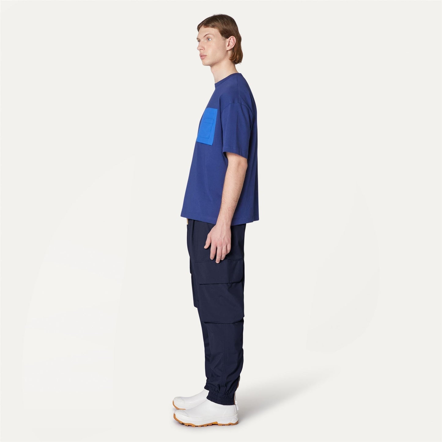 LEO POCKET 2.1 AMIABLE SILVER - Pants - Cargo - UNISEX - BLUE PRINT-BLUE ROYAL