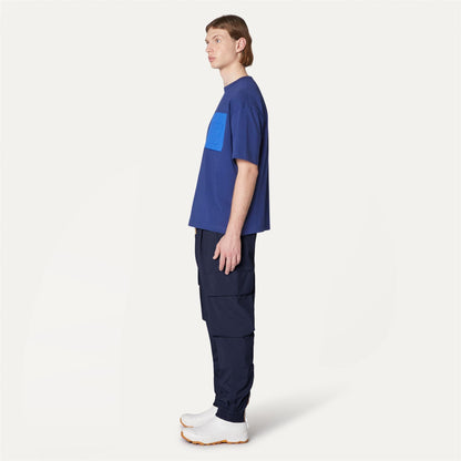 LEO POCKET 2.1 AMIABLE SILVER - Pants - Cargo - UNISEX - BLUE PRINT-BLUE ROYAL