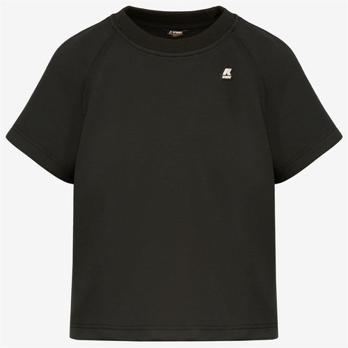 GUENDALINE LIGHT SPACER - T-ShirtsTop - T-Shirt - WOMAN - BLACK PURE