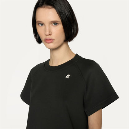 GUENDALINE LIGHT SPACER - T-ShirtsTop - T-Shirt - WOMAN - BLACK PURE