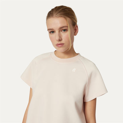 GUENDALINE LIGHT SPACER - T-ShirtsTop - T-Shirt - WOMAN - PINK CLOUD