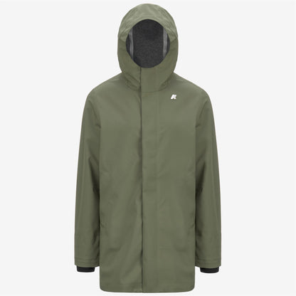 TOMMY BONDED JERSEY - Jackets - 3/4 LENGTH - MAN - GREEN LICHEN