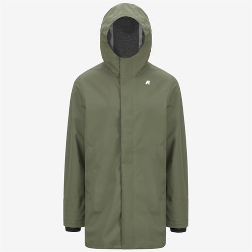 TOMMY BONDED JERSEY - Jackets - 3/4 LENGTH - MAN - GREEN LICHEN