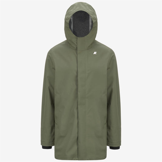 TOMMY BONDED JERSEY - Jackets - 3/4 LENGTH - MAN - GREEN LICHEN