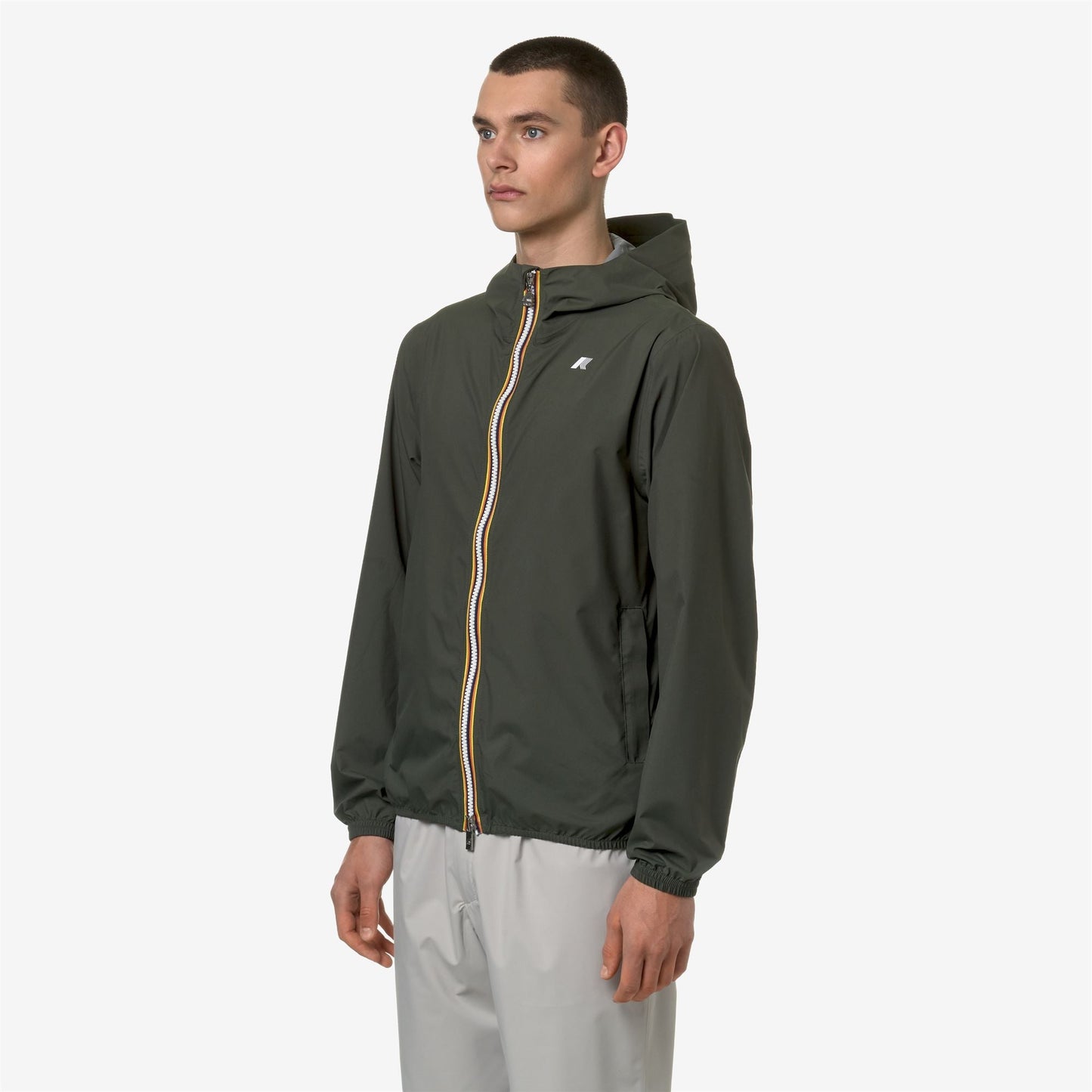 JACK STRETCH DOT - Jackets - Short - MAN - GREEN BLACKISH