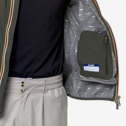 JACK STRETCH DOT - Jackets - Short - MAN - GREEN BLACKISH