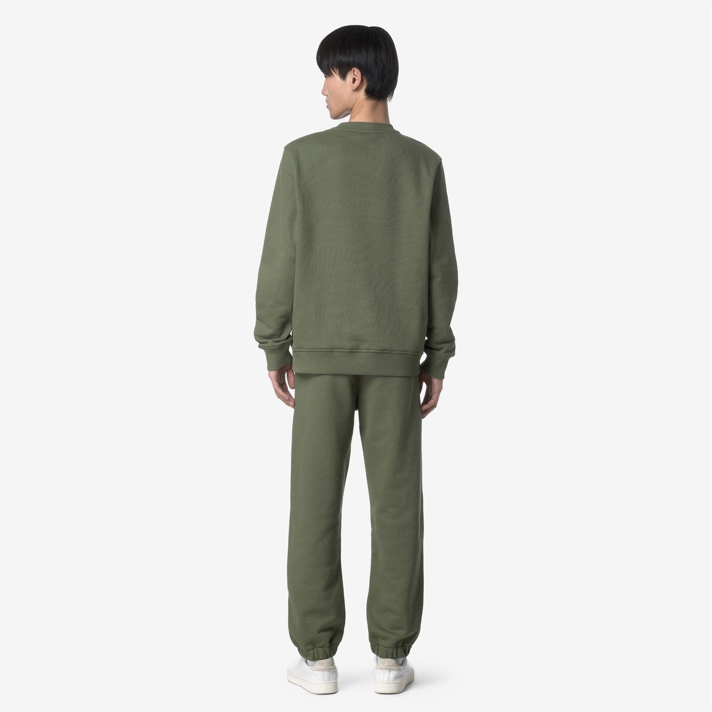 MICKYEL FRENCH TERRY - Pants - Sport Trousers - MAN - GREEN LICHEN