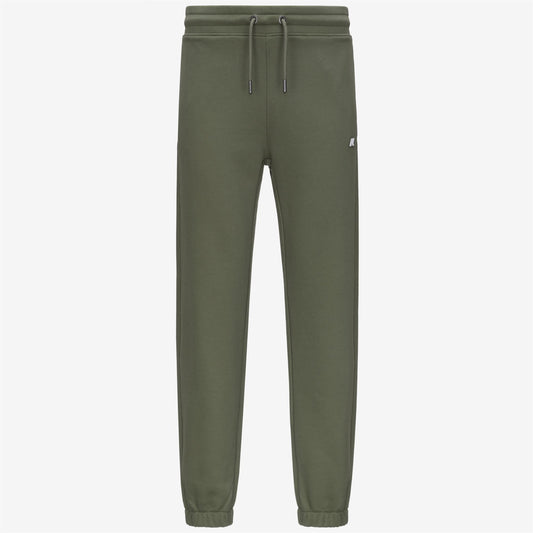 MICKYEL FRENCH TERRY - Pants - Sport Trousers - MAN - GREEN LICHEN