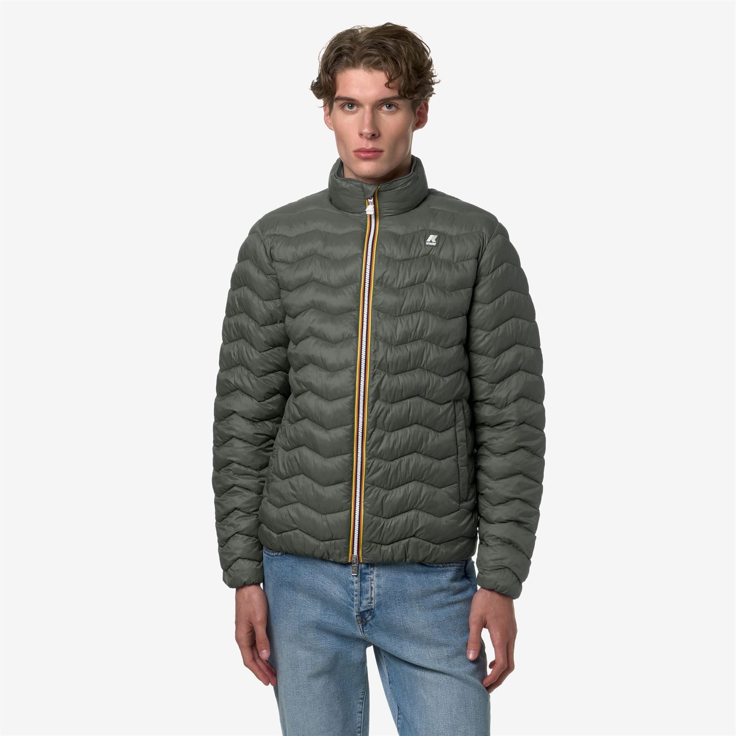VALENTINE QUILTED WARM - Jackets - Short - MAN - GREEN BLACKISH