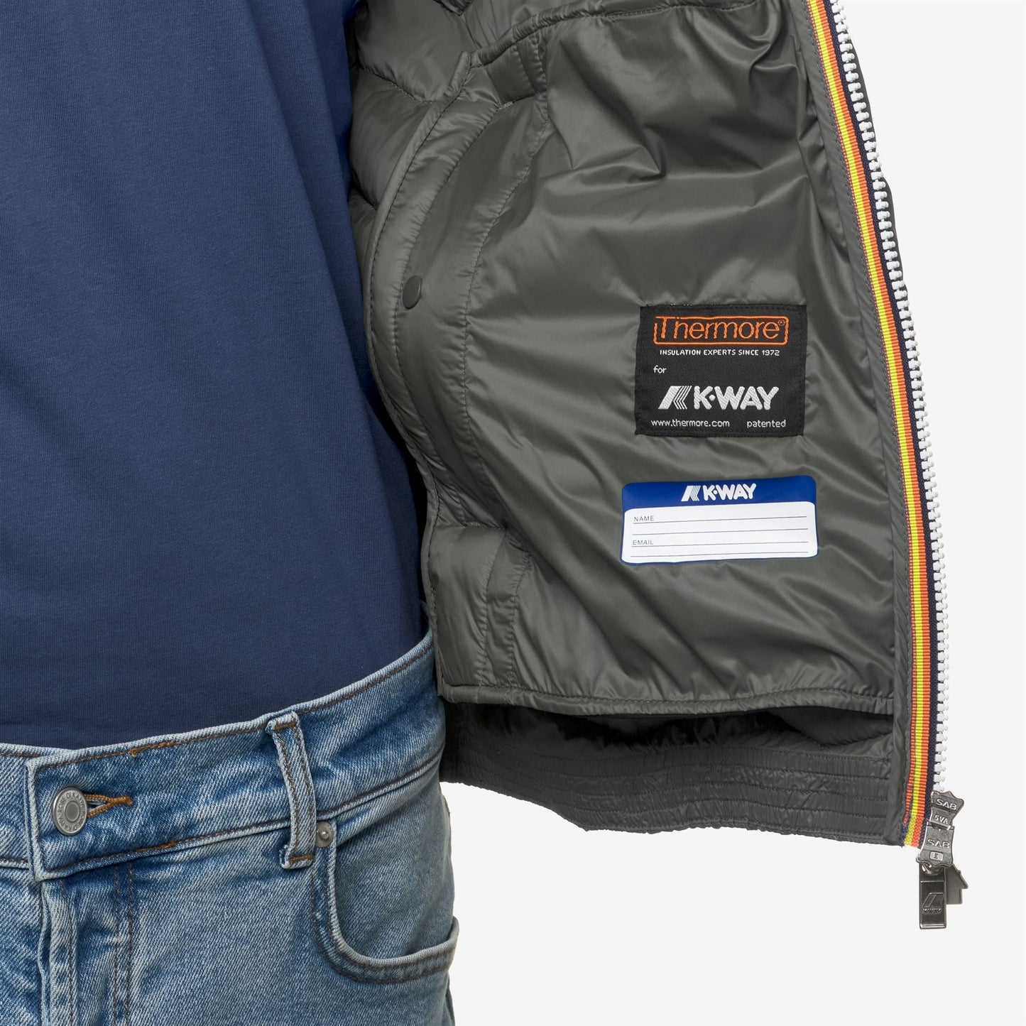 VALENTINE QUILTED WARM - Jackets - Short - MAN - GREEN BLACKISH