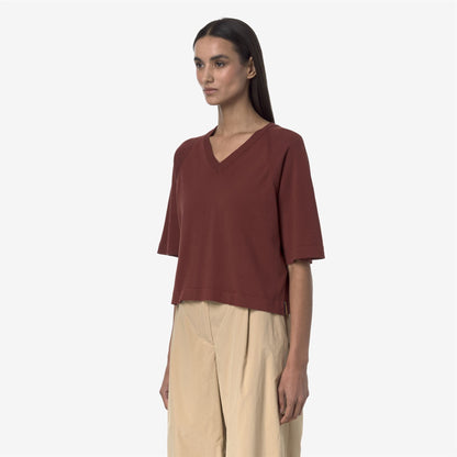 MAROL - Knitwear - Pull  Over - WOMAN - BROWN FIERY