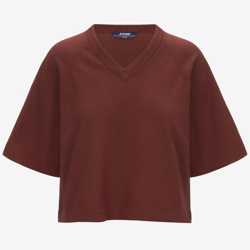 MAROL - Knitwear - Pull  Over - WOMAN - BROWN FIERY