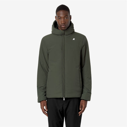 JACK ST WARM REVERSIBLE - Jackets - Short - MAN - BLACK PURE-GREEN BLACKISH