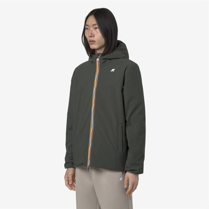 JACK ST WARM REVERSIBLE - Jackets - Short - MAN - GREEN BLACKISH-Green Oak